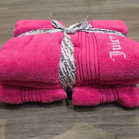 Juicy Couture Home Script Bath Towel Set - Picture 4 of 6